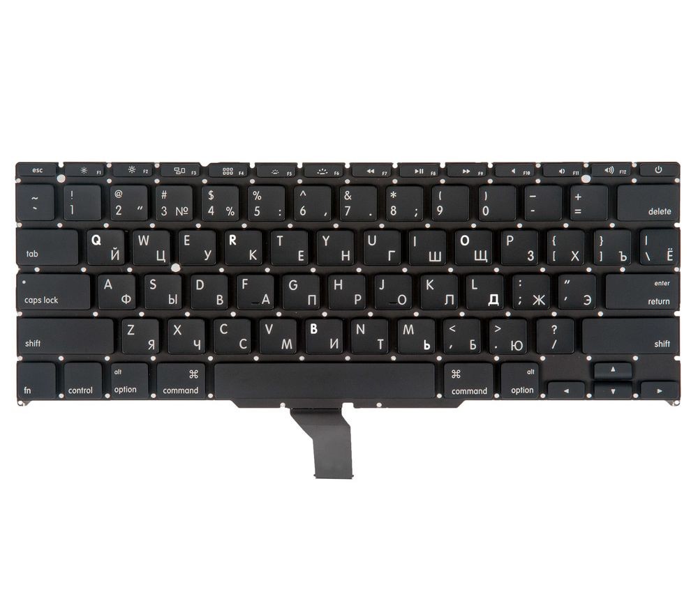 Клавиатура для MacBook Air 11 A1370 A1465 Mid 2011 - Mid 2017 прямой Enter RUS РСТ / OEM