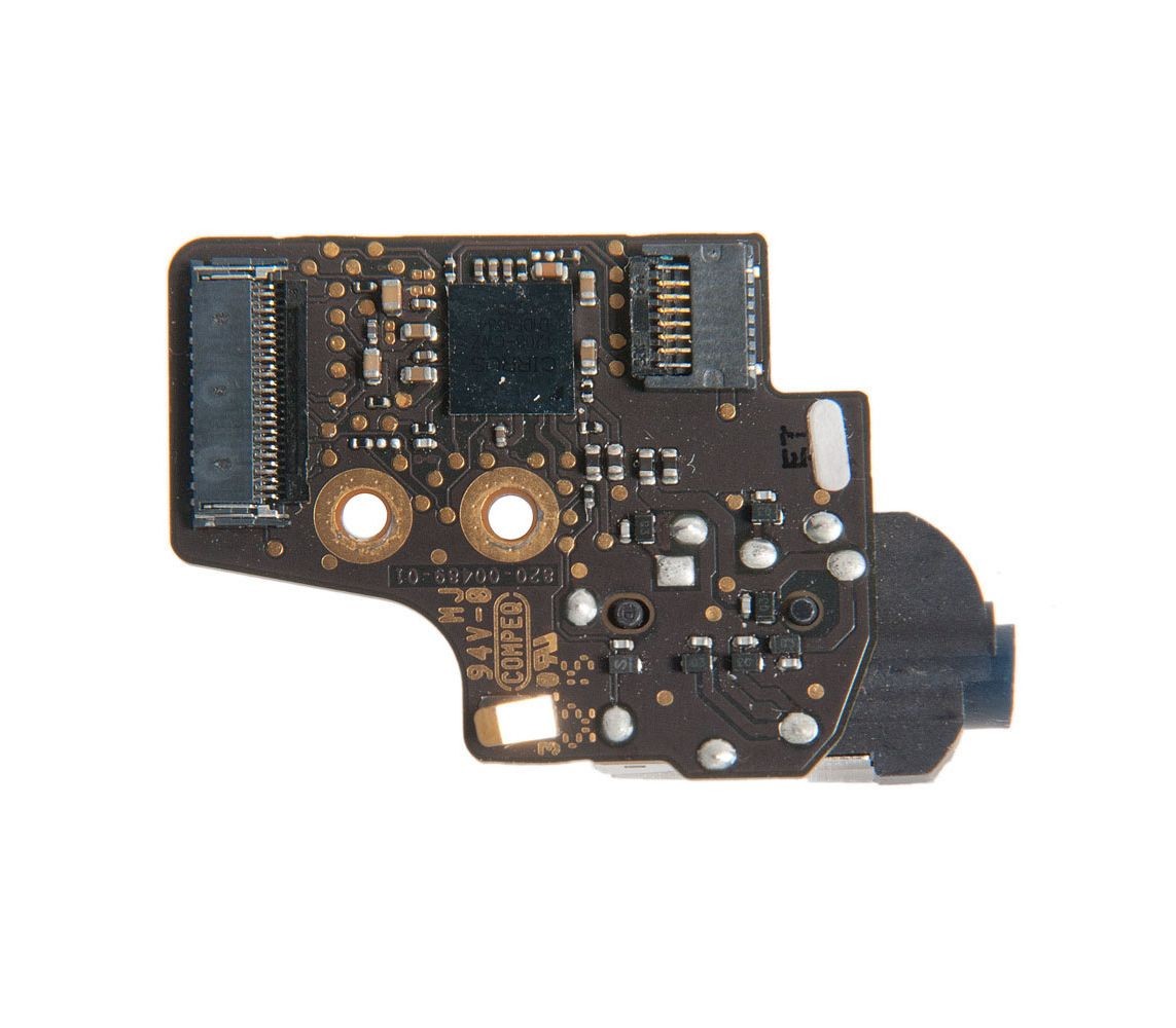 Аудио плата для MacBook 12 Retina A1534 Early 2015 Early 2016 Mid 2017 черная 923-00413 820-4049-B
