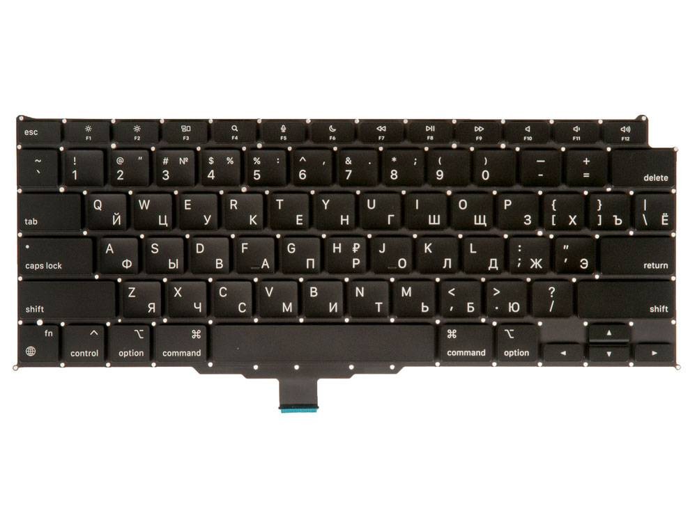 Клавиатура Macbook Air 13 Retina M1 A2337 Late 2020 Прямой Enter РСТ / OEM