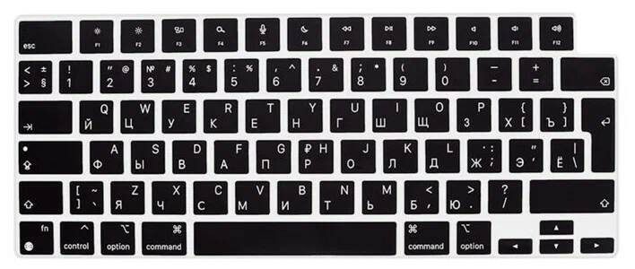 Набор клавиш MacBook A2442 A2485 A2779 A2780 A2918 A2991 A2992 A2681 A2941 A3113 A3114 A3240 A3241 Г-образный черный