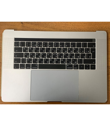 Топкейс с клавиатурой RUS РСТ, трекпадом и АКБ MacBook Pro 15 Retina A1707 2016-2017 Space Gray б/у (лот 155)