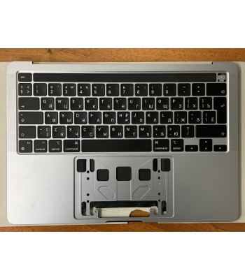 Топкейс с клавиатурой РСТ RUS, АКБ MacBook Pro 13 Retina M1 A2338 2020 Space Gray б/у (лот 154)