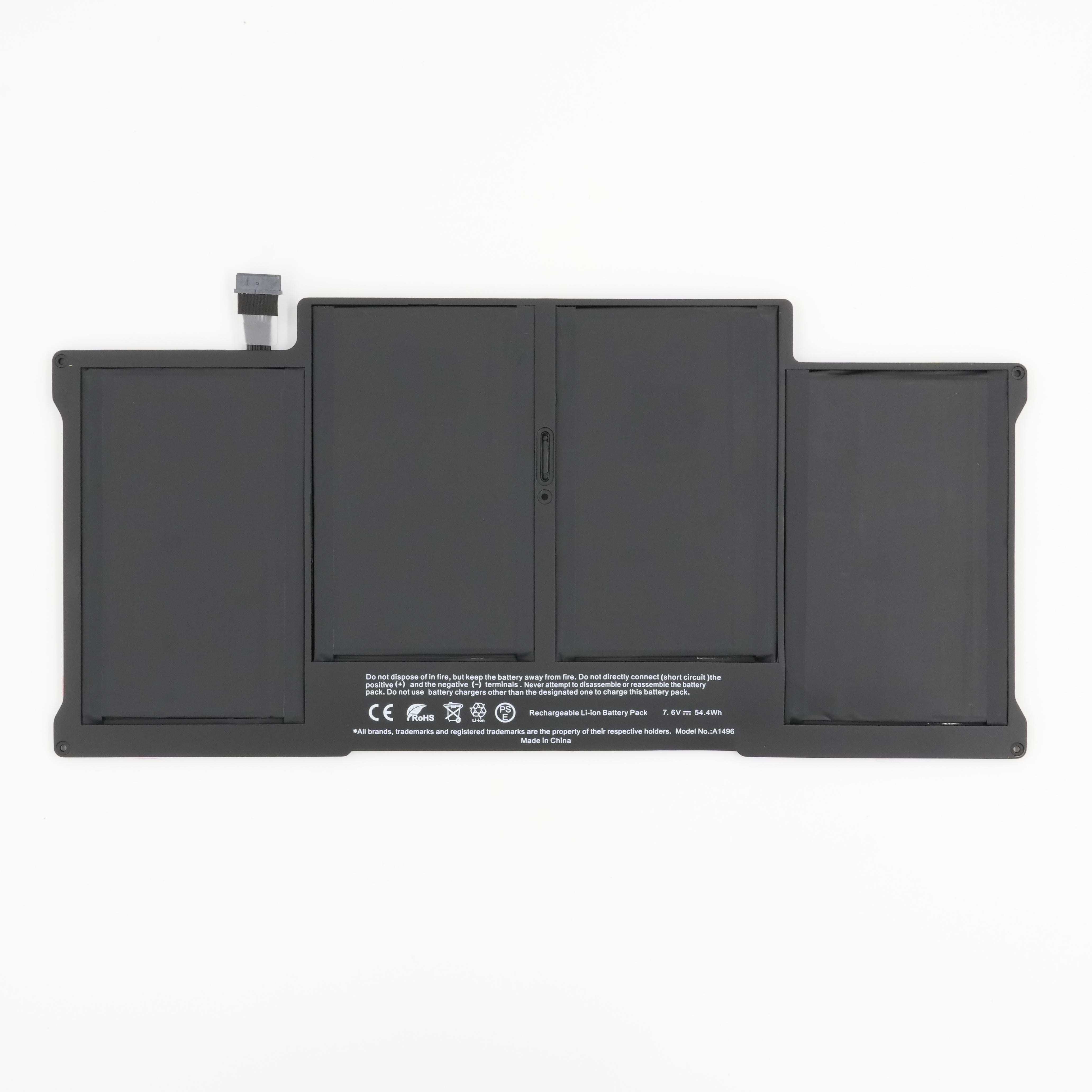 Аккумулятор для MacBook Air 13 A1466 54.4Wh 7.6V 7128mAh A1496 Mid 2013 Early 2014 Early 2015 Mid 2017 661-7474 661-6055 / OEM