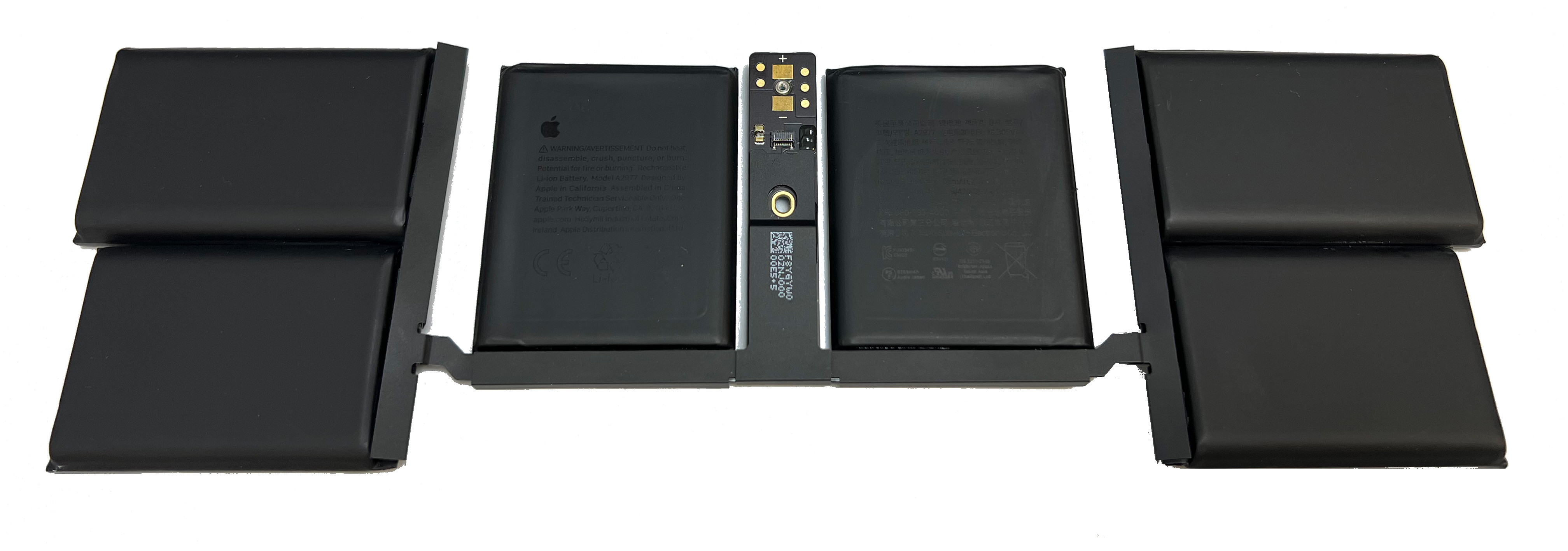 Аккумулятор для MacBook Pro 14 Retina M3 M4 A2992 A3112 72.6Wh 11.58V A2977 Late 2023 Late 2024 снятый оригинал б/у (до 100 цикл